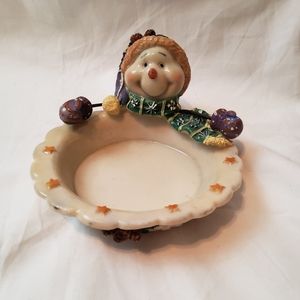Snowman Dish